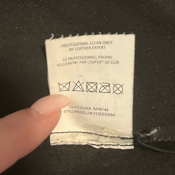 Vince black leather tshirt - Picture 7 of 7